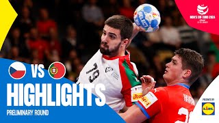 Portugal grabs second win  Czechia vs Portugal  Highlights  Mens EHF EURO 2024 [upl. by Zerlina]