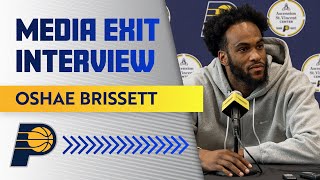 Oshae Brissett Media Availability April 10 2023  Indiana Pacers [upl. by Anailil]