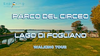 3  Parco del Circeo  Lago Fogliano short  Latina Italy Walk Tour Caption ITAEN [upl. by Fries]