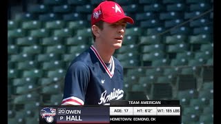 Detroit Tigers 2024 Draft 2nd Round Pick Owen Hall [upl. by Theta863]