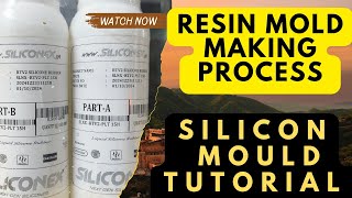 DIY SILICON MOULD FOR RESIN CASTING FULL TUTORIAL VIDEO 8824970790 resin diy epoxy resinart [upl. by Annaerdna]