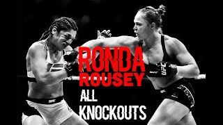 Ronda Rousey All Knockouts amp Highlights 2018 HD [upl. by Ahsekin]