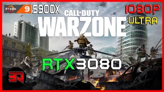 RTX 3080  RYZEN 9 5900X  COD WARZONE  ULTRA  1080P [upl. by Ixela]