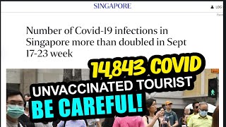 Singapore Health Travel Advisory October 2023  14843 Covid19 Cases recorded on September 2023 [upl. by Htrowslle]