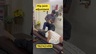 Hip joint adjustment reels motivation sciaticpain backpain [upl. by Etselec]