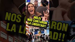 ¡¡MILEI NOS CORTARON LA LIBERTAD argentina casta cristina milei aeropuerto [upl. by Uni]