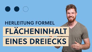 Flächeninhalt eines Dreiecks ABC im Rn Herleitung einer allgemeinen Formel Vektorrechnung [upl. by Ahsin276]