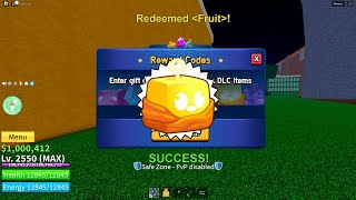 ALL NEW WORKING FRUIT CODES ON BLOX FRUITS IN MAY 2024 ROBLOX [upl. by Fiedler]