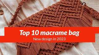 top 10 macrame bag in 2023 [upl. by Oneil]