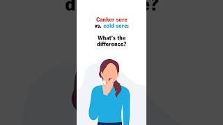 Canker sore vs cold sore Whats the difference [upl. by Tat]