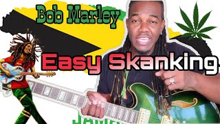 How to play Bob Marley  Easy Skanking on Guitar Tutorial [upl. by Yral]