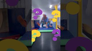 GUESS THE SHAPE⭐ 🟦 🟠Trampoline Challenge blippi shorts [upl. by Bonn]