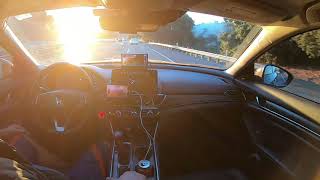 Curves Facing Sun and Local Roads NLP Lateral Test Only Openpilot Sunnypilot Accord 2018 [upl. by Chessy361]