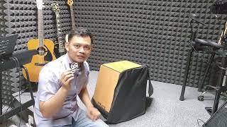 UNBOXING KAHON KAJON CAHON CAJON ELEKTRIK TRAPESIUM [upl. by Harmonia]