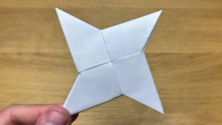 How To Make a Paper Ninja Star Shuriken  Origami [upl. by Grubb]