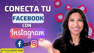 Como Vincular Facebook con Instagram 2024 [upl. by Crissie514]