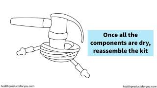 How to clean a Nebulizer [upl. by Airliah674]