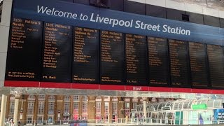 London Liverpool Street Announcements and Photos [upl. by Nyltiac]