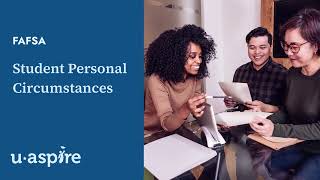 How do you answer the personal circumstances questions on the 2425 FAFSA [upl. by Brader589]