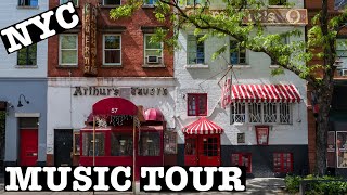 Greenwich Village NYC Historic Music Walking Tour 10 Must Visit Places [upl. by Prager]