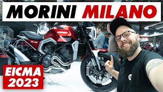 New 2024 Moto Morini Milano Unveiled EICMA 2023 [upl. by Noneek]