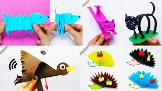 7 paper crafts DIY Paper TOYS [upl. by Nosmoht]