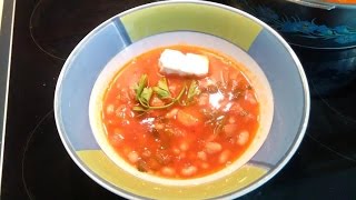 Greek white bean soup  fasolada Φασολάδα [upl. by Schurman]