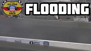 2024 NASCAR NORTH WILKESBORO SPEEDWAY FLOODING AT THE ALL STAR RACE [upl. by Lamson]