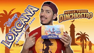 UNBOXING DISNEY LORCANA  LE TERRE DINCHIORSTRO  ITA [upl. by Arbba]