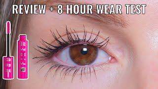 NEW MAYBELLINE FIREWORK MASCARA REVIEW  LONGLASTING 8HOUR WEAR TEST amp PERFORMANCE [upl. by Dodson]