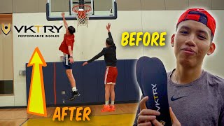 Testing the BEST Basketball Insoles That Make You Jump Higher amp Run Faster VKTRY Insoles Jump Test [upl. by Drofnas]