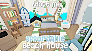 Affordable Summer House  House build  Adopt me [upl. by Magree167]