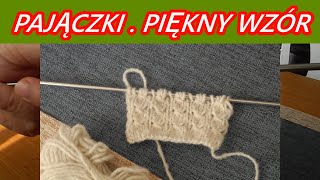 moda WZORY NA DRUTACH PAJĄCZKI PROSTY ŁADNY🧡💥 AŻUROWE babciabozenkarobótkiręczne Nr169 [upl. by Dolhenty687]