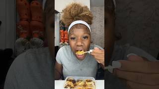 Vickey cathey tries the viral Tiktok Dumplings 😱 shorts [upl. by Natek384]