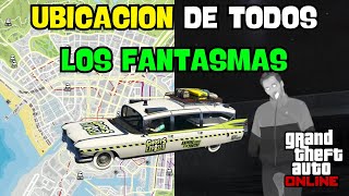 TODAS LAS UBICACIONES DE LOS FANTASMAS HALLOWEEN 2024 GTA 5 ONLINE [upl. by Nywloc]