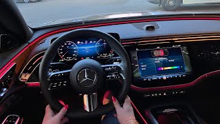 2024 MERCEDES BENZ E CLASS TEST DRIVE 313 HP CRAZY SOUND IN 4K mercedes benz eclass carreview [upl. by Eleirbag]