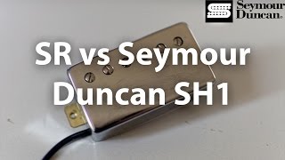 SR noname pickup vs Seymour Duncan SH1  Neck Pickup [upl. by Min]