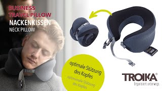 Nackenkissen in KompressionsTasche  BUSINESS TRAVEL PILLOW  BBG61GY [upl. by Avilo]