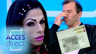 Viorel mesaje siropoase cu transsexualul Delia [upl. by Ymmot]