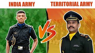 Indian Army Vs Territorial Army  Differences Between Army amp TA  How to Join Eligibility Training [upl. by Yseulte]