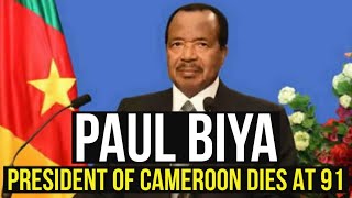 Breaking NewsIs Paul Biya The President Of Cameroon Dead [upl. by Ailecara756]