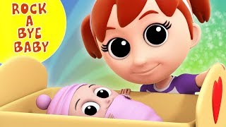 Rock A Bye Baby  Nursery Rhymes  Kids Songs  Baby Rhyme For Children By Luke amp Lily [upl. by Yousuf]