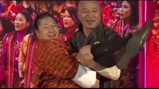 Funny Clip of Kencho Wangdi and Gyem Dorji [upl. by Aivatnuahs]