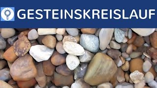 Gesteinskreislauf  Kreislauf der Gesteine einfach erklärt  Was ist Gestein  Endogene Kräfte [upl. by Odraccir]