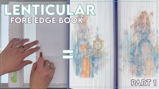 Lenticular Fore Edge Book  Photo Strip Book PART 1 [upl. by Elocen190]