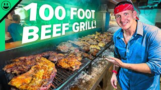 World’s Biggest Beef Buffet Heart Attack Challenge in Argentina [upl. by Gilburt39]