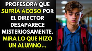 PROFESORA QUE SUFRÍA ACOSO POR EL DIRECTOR DESAPARECE MISTERIOSAMENTE MIRA LO QUE HIZO UN ALUMNO [upl. by Malinda]