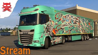 Vi daffer i daffen  Eurotruck Sim 2 Stream [upl. by Namyw]