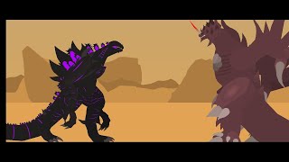 Hakaishin Godzilla VS Destoroyah Part 2 No Music [upl. by Romeu345]