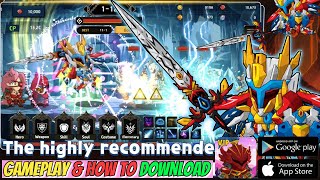 VIP Mega Knight  Idle RPG Gameplay Android Ios Apk PC Download [upl. by Hoeg]